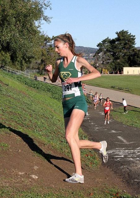 NCS XC D2 Girls-005.JPG - 2009 North Coast Section Cross Country Championships, Hayward High School, Hayward, California